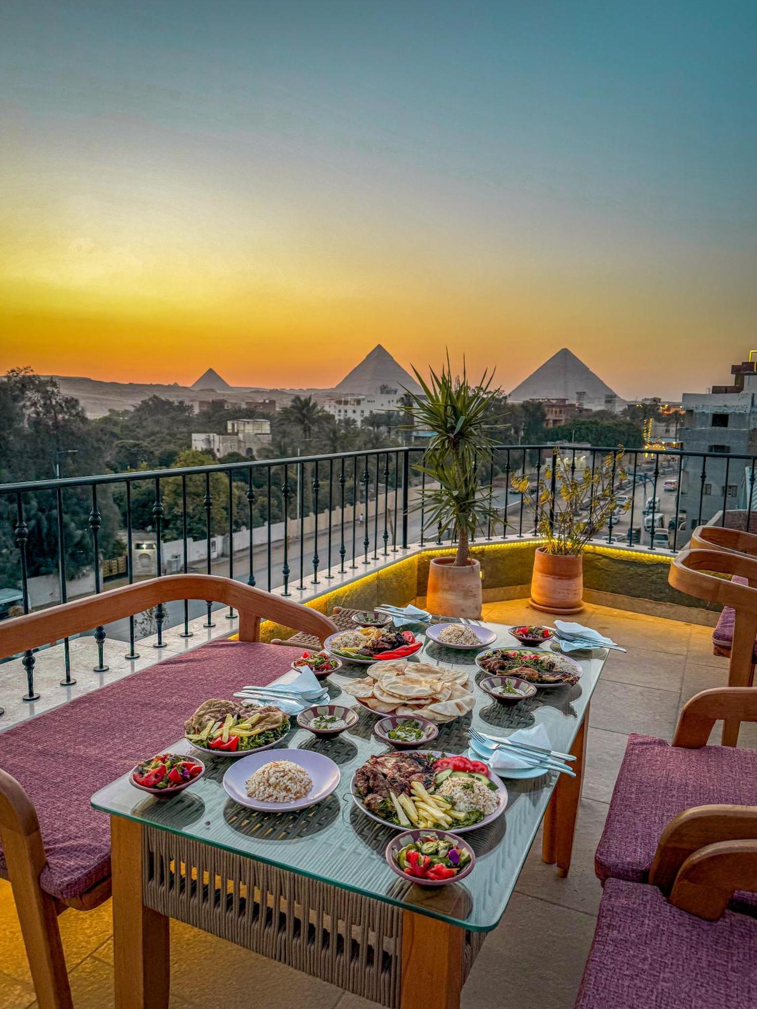 Almas Pyramids Hotel Kafret el-Gabal Exterior photo