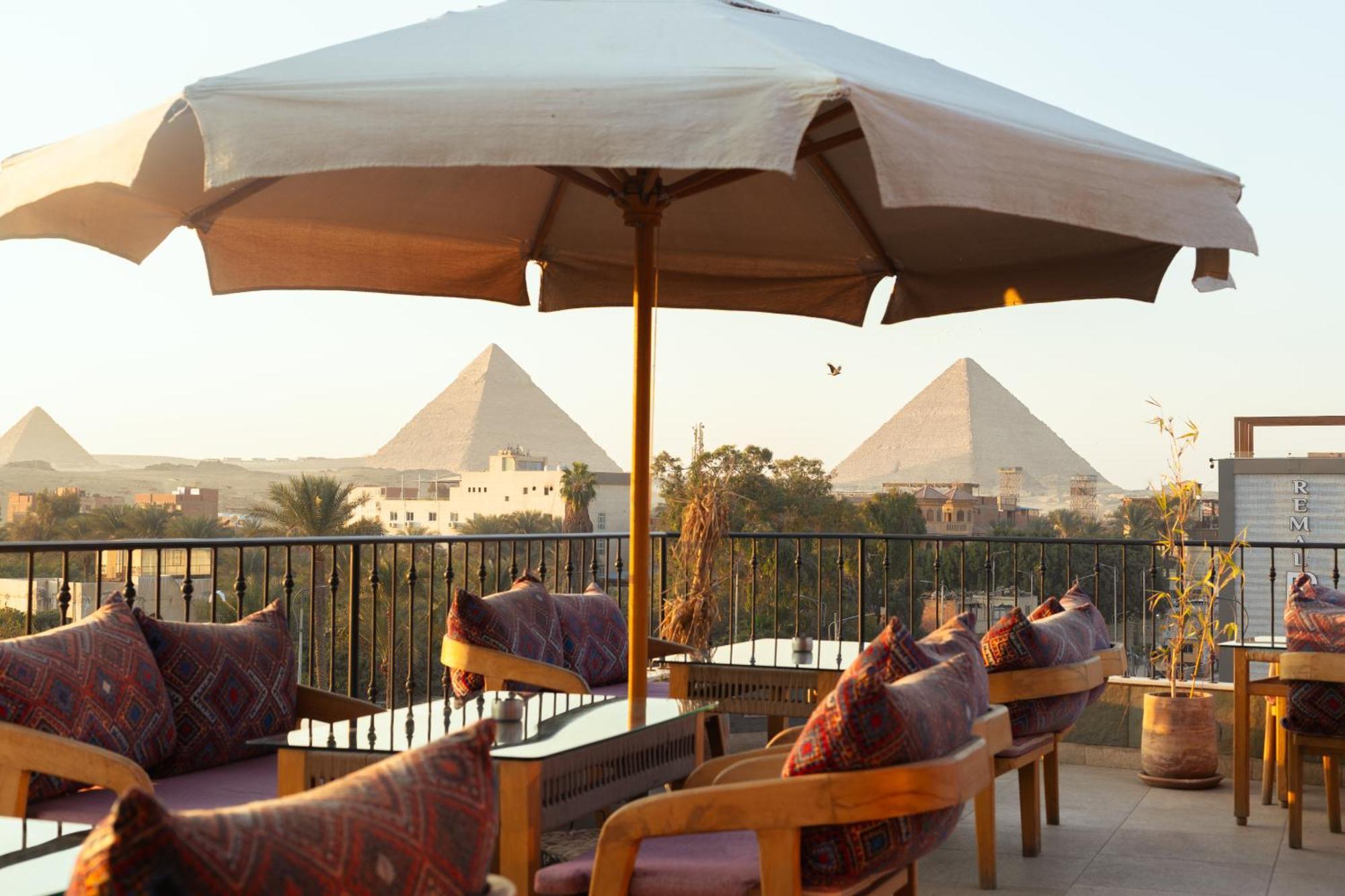 Almas Pyramids Hotel Kafret el-Gabal Exterior photo